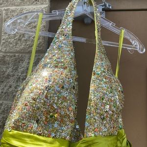 Nina Austin NWT Multicolor Long Gown Studded XL